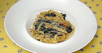 Fettuccine with Swiss Chard, Walnuts and Lemon | PBS Food