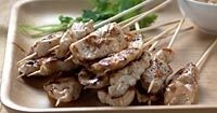Chicken Satay with Peanut-Chutney Sauce | PBS Food
