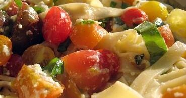 Fettuccine with Heirloom Tomatoes | Recipes | PBS Food | PBS Food