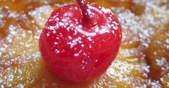 Pineapple Upside Down Cake &amp; Maraschino Cherries | Recipes… | PBS Food