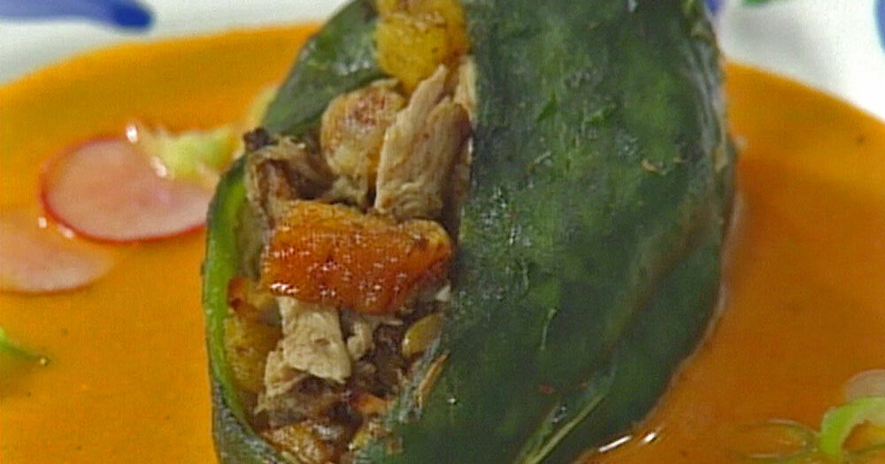 Poblanos Rellenos-Stuffed Poblano Chiles Recipe | PBS Food | PBS Food