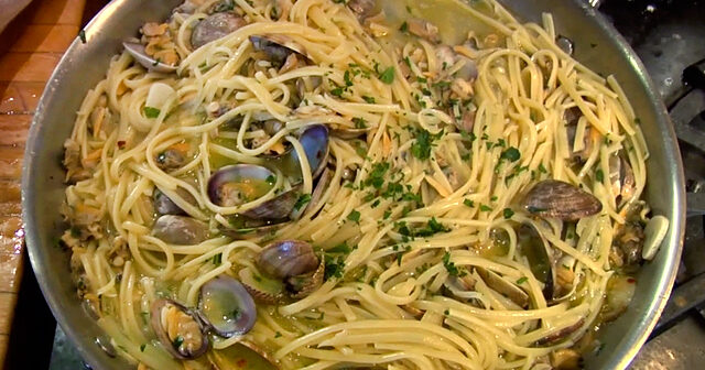 Linguine with White Clam Sauce Recipe | Pasta Recipes |… | PBS Food