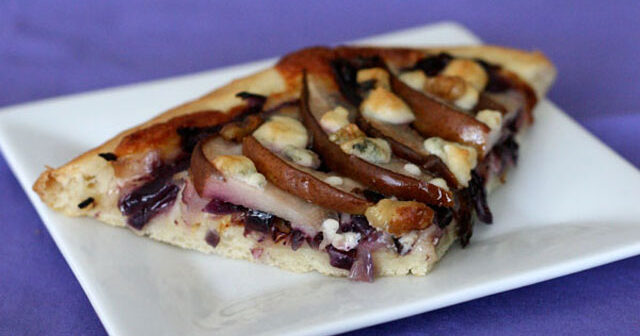 Pear Pizza Recipe | Entree Recipes | PBS Food | PBS Food