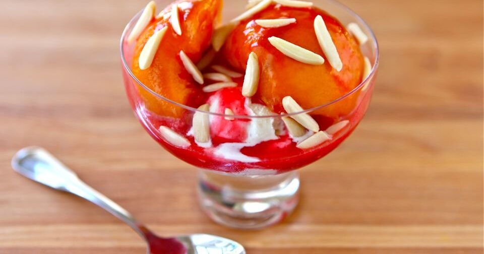 Escoffier's Peach Melba Recipe | Dessert Recipes | PBS Food | PBS Food