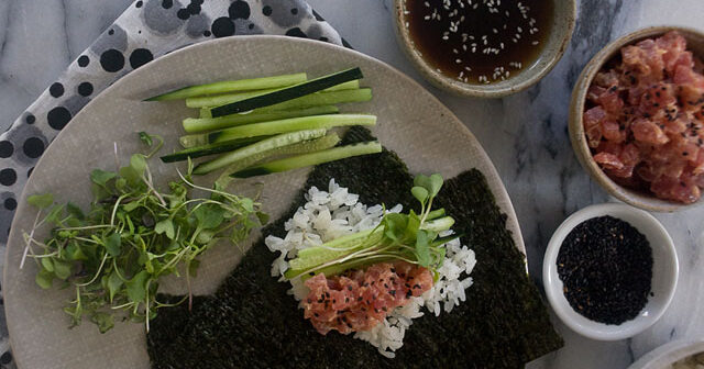 Spicy Tuna Hand Roll Recipe | Sushi Recipes | PBS Food | PBS Food