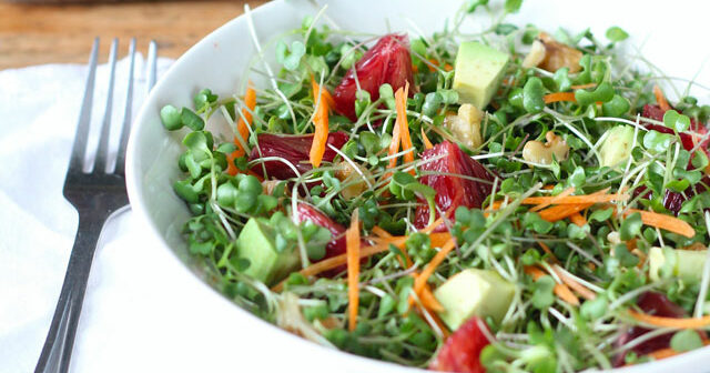 Homegrown Microgreens Salad Recipe | Salad Recipes | PBS… | PBS Food