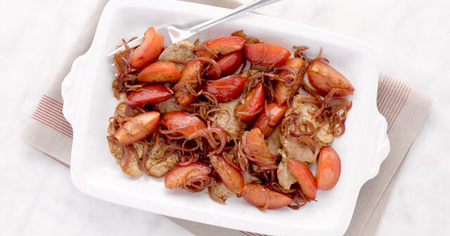 Pork and Plums Recipe | Entree Recipes | PBS Food | PBS Food