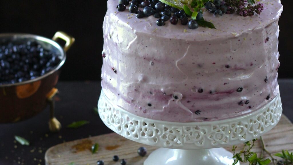 Blueberry Lime Layer Cake recipe Dessert Recipes PBS… PBS Food