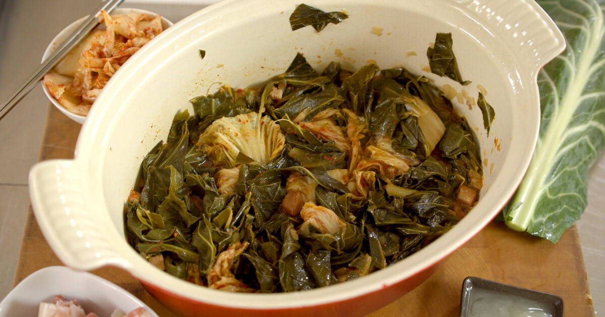 Collards And Kimchi | PBS Food
