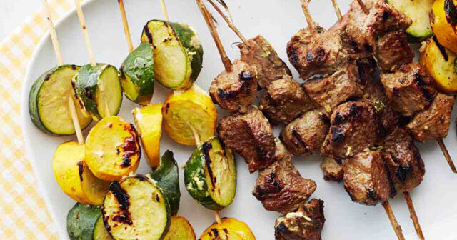 Curry Yogurt-Marinated Lamb Kebabs Recipe | PBS Food | PBS Food