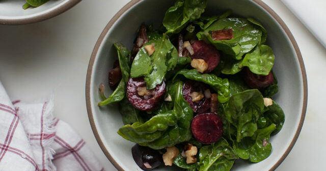 Cherry Spinach Salad Recipe | Salad Recipes | PBS Food | PBS Food