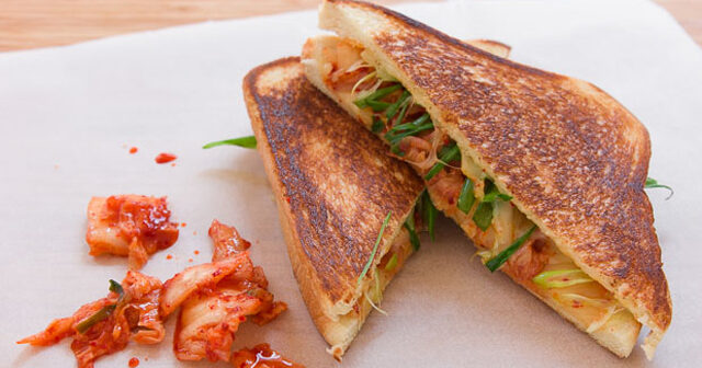 Kimchi Grilled Cheese Recipe | Sandwich Recipes | PBS Food | PBS Food