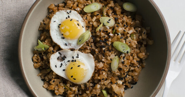 Fried Cauliflower Rice Recipe with Quail Eggs | PBS Food | PBS Food