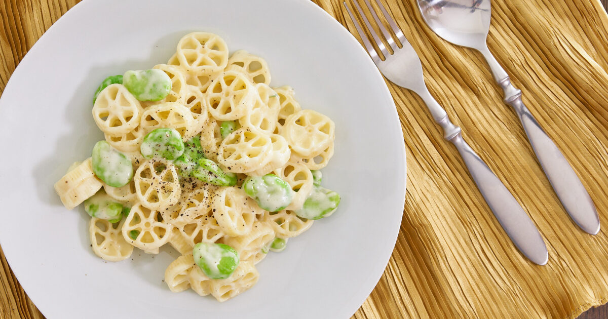 Creamy Fresh Fava Rotelle | PBS Food