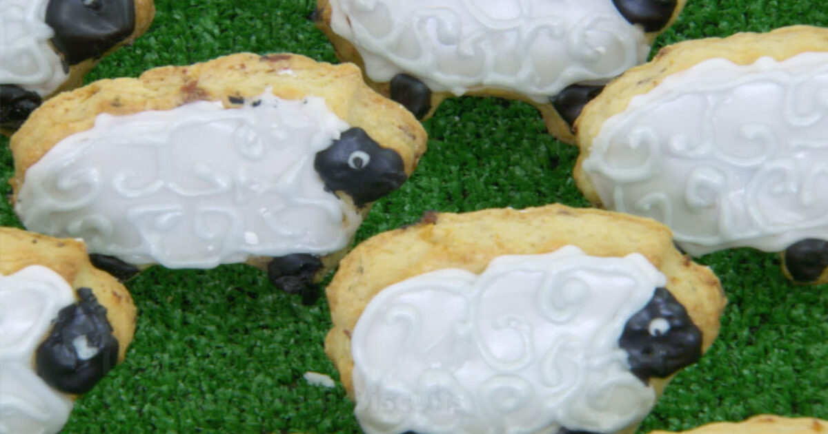 Bara Brith Sheep Biscuits Recipe | Great British Baking… | PBS Food