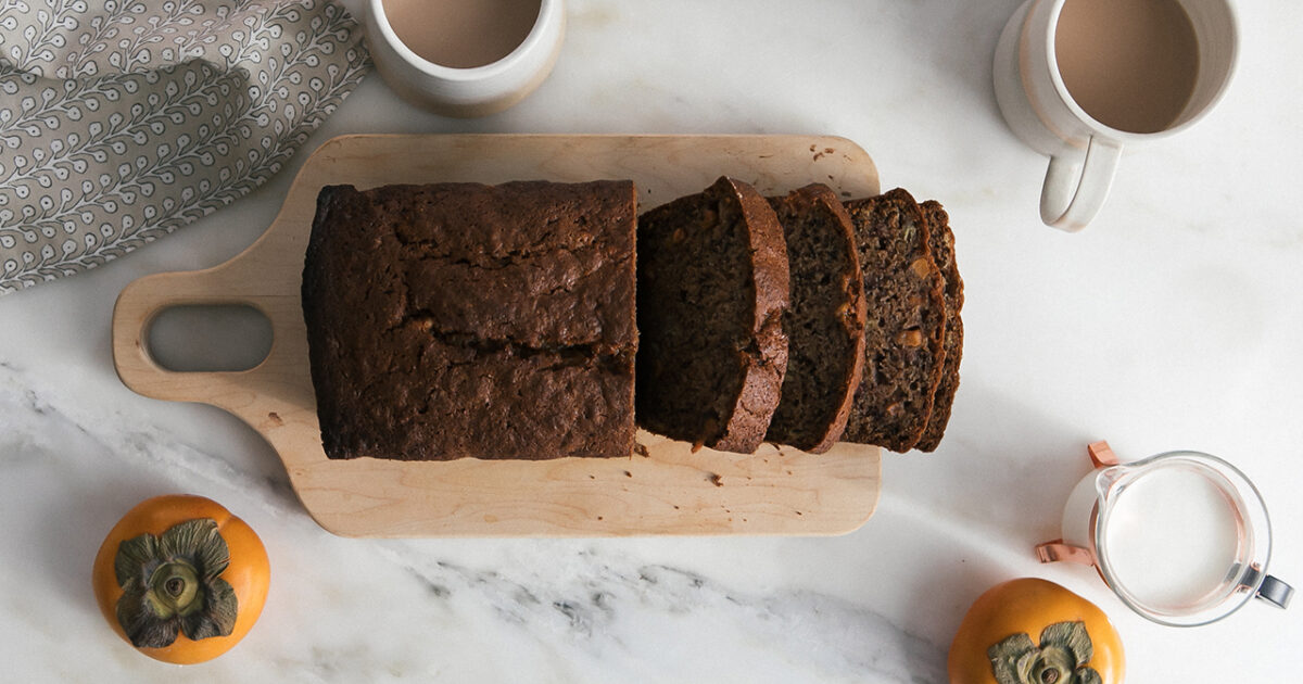 Persimmon Banana Bread | PBS Food