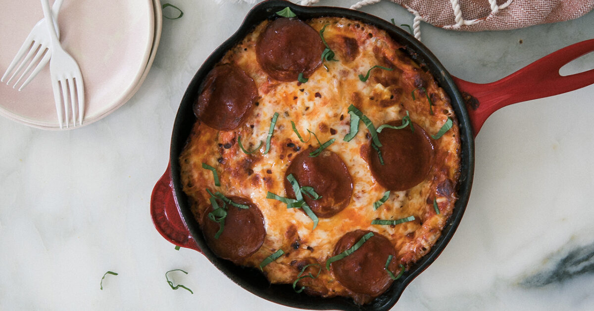 Pepperoni Pizza Frittata Recipe | PBS Food | PBS Food