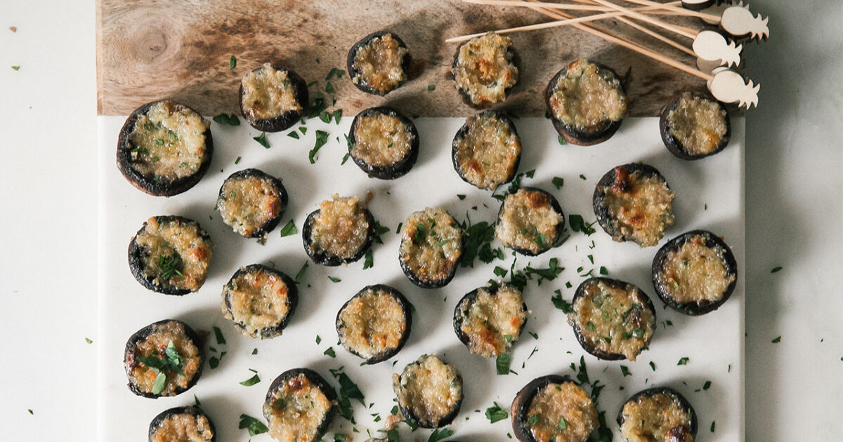 Crispy Mascarpone Stuffed Mushrooms Recipe | PBS Food | PBS Food