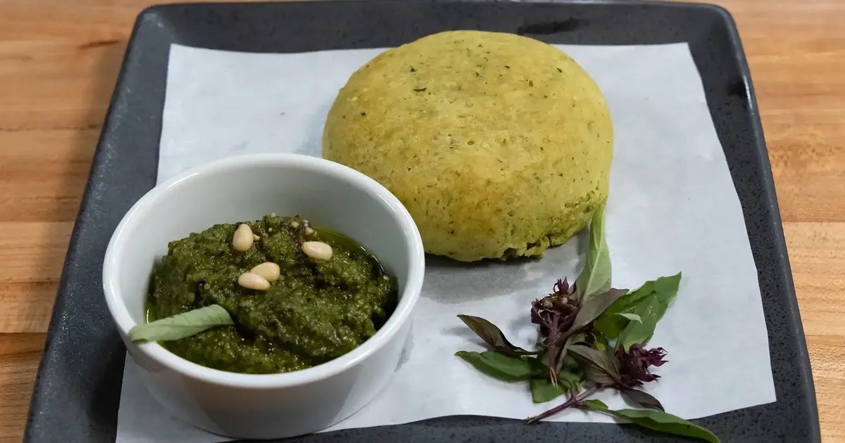 Quick Bread with Thai Basil Pesto | PBS Food
